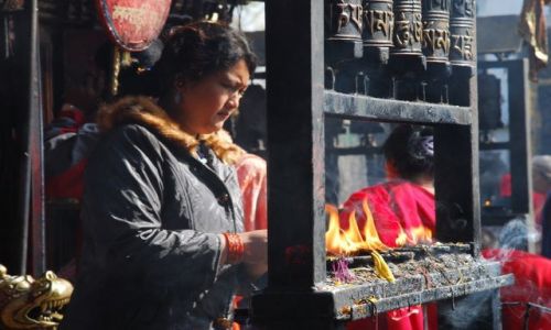Zdjęcie NEPAL / Dolina Kathmandu / Patan / Obrzędy religijne
