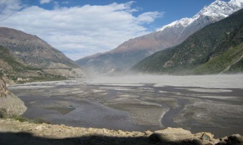 Zdjęcie NEPAL / Himalaje / okolice Jomsom / wiecznie wietrzna dolina Kali Gandaki