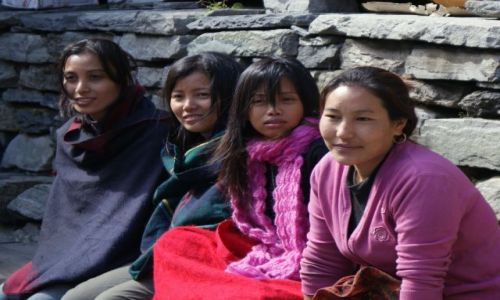 Zdjecie NEPAL / Madhja-Paśćimańćal Wikas Kszetr  / okolice Annapurny / Wypatrując przystojniaka