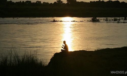 Zdjecie NEPAL / Chitwan / Chitwan / Zachód słońca