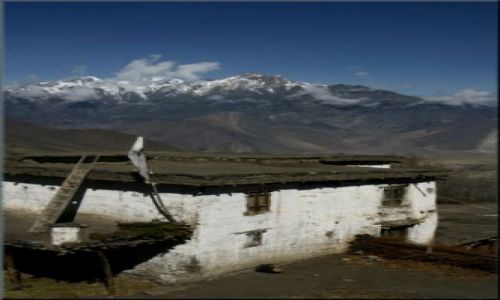Zdjęcie NEPAL / Annapurna Conservation Area / Jharkot / domek z widokiem