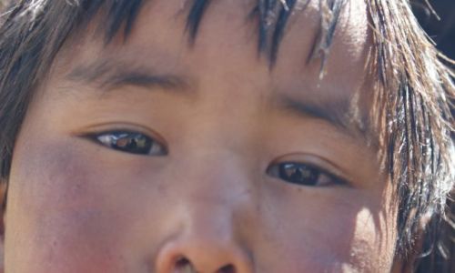 Zdjecie NEPAL / Himalaje / Samdo / Dzieci gr 3860 npm