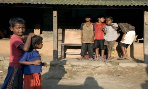 Zdjęcie NEPAL / wokół Annapurny / Besisahar / Dzieci z Besisahar 4