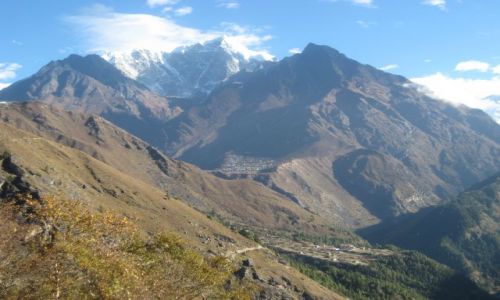 Zdjecie NEPAL / brak / Himalaje / Napowietrzna wioska.
