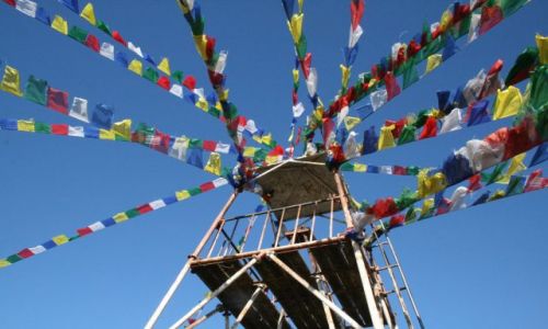 Zdjecie NEPAL / brak / bakhtapur / choragiewki modlitewne
