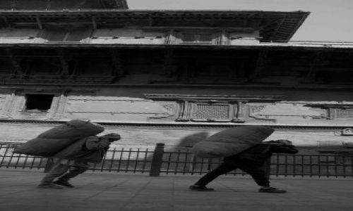 Zdjęcie NEPAL / durbar sq / kathmandu / ciężko...