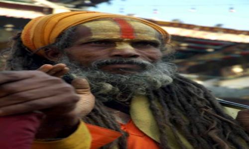 Zdjecie NEPAL / durbar sq / kathmandu / sadhu