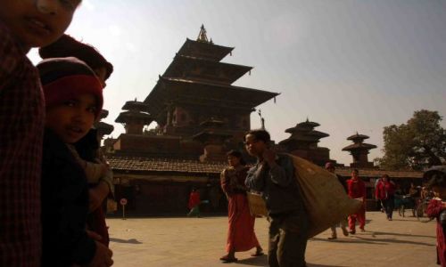Zdjęcie NEPAL / durbar sq / kathmandu / human traffic