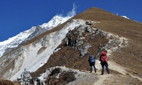 Zdjcie NEPAL / Lantang Himalaya / Kyanjin Ji 4773m / idc na Kyanji Ji