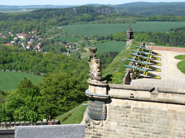 Zdjęcia: Konigstein, Saksonia, widok z twierdzy, NIEMCY Zdjęcia: Konigstein, Saksonia, widok z twierdzy, NIEMCY