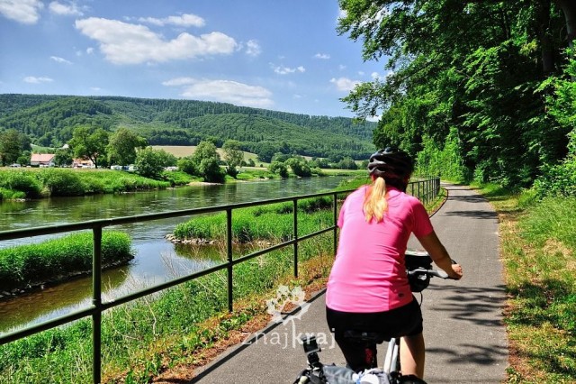 Zdj cia: Holzminden, Dolna Saksonia, Na trasie rowerowej nad Wezerą, NIEMCY Zdj cia: Holzminden, Dolna Saksonia, Na trasie rowerowej nad Wezerą, NIEMCY