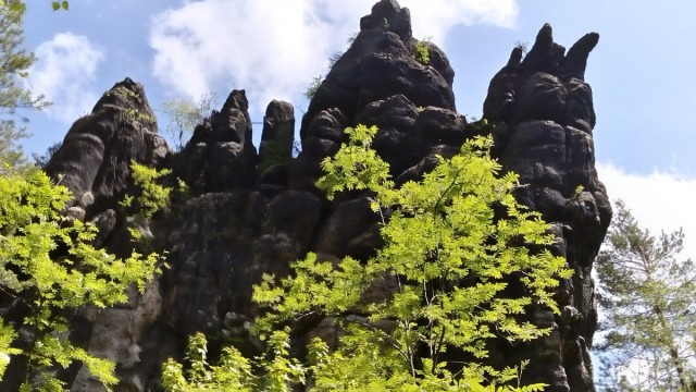 Zdj cia: Jonsdorf, Góry Żytawskie, Jonsdorf - Skały Zakonnic, NIEMCY Zdj cia: Jonsdorf, Góry Żytawskie, Jonsdorf - Skały Zakonnic, NIEMCY