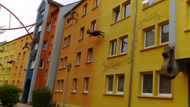 Zdj cia: Źytawa, Góry Żytawskie, Dzielnica Pop-Art w Żytawie, NIEMCY Zdj cia: Źytawa, Góry Żytawskie, Dzielnica Pop-Art w Żytawie, NIEMCY