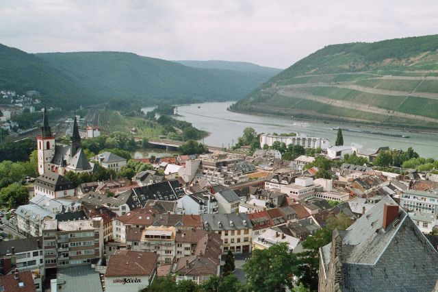 Zdjęcia: Bingen, Nadrenia Palatynat, Krajobraz doliny Renu, NIEMCY Zdjęcia: Bingen, Nadrenia Palatynat, Krajobraz doliny Renu, NIEMCY