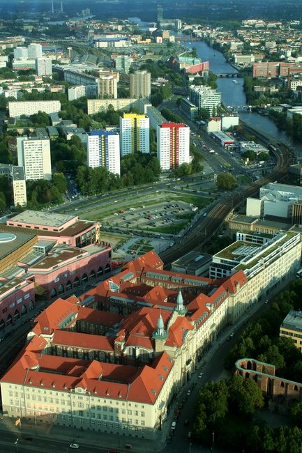Zdjęcia: Berlin, Brandenburgia, Widok na miasto z wieży TV, NIEMCY Zdjęcia: Berlin, Brandenburgia, Widok na miasto z wieży TV, NIEMCY