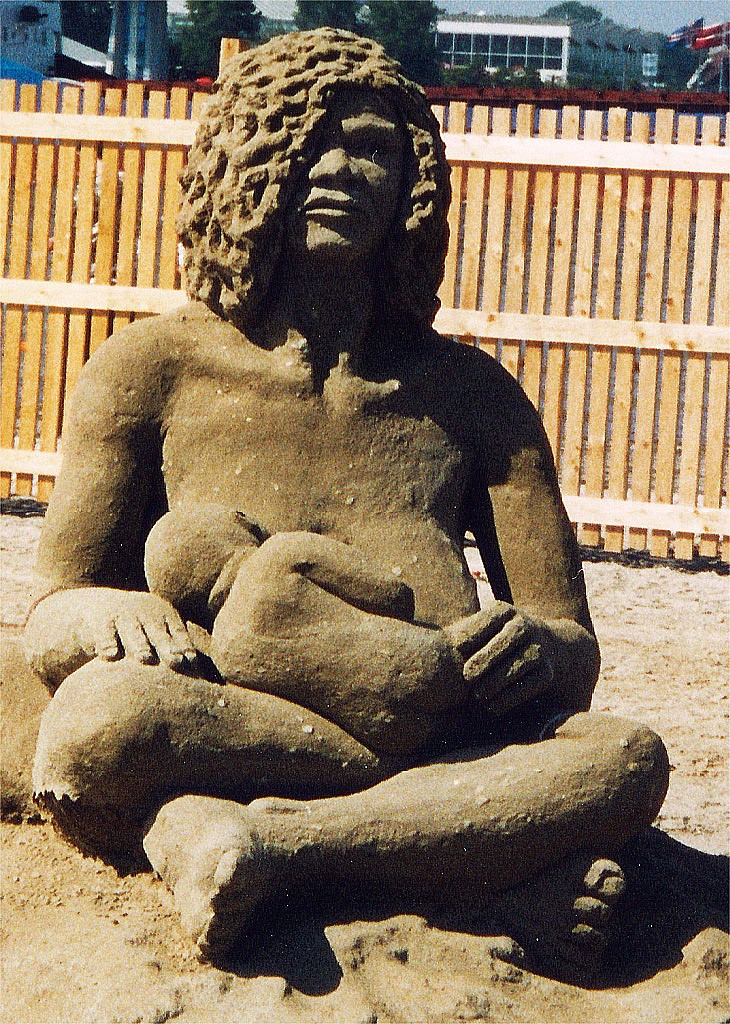 Zdjęcia: Timmendorfer Strand, Travemünde, Aborygenka ... z piasku, NIEMCY Zdjęcia: Timmendorfer Strand, Travemünde, Aborygenka ... z piasku, NIEMCY