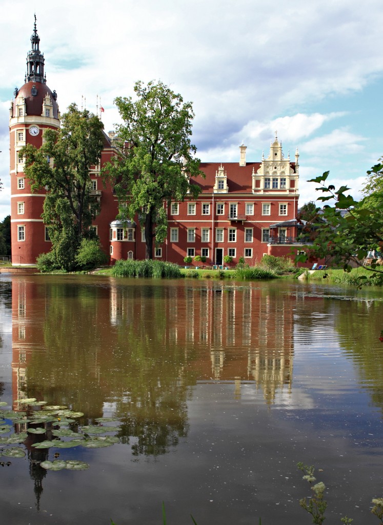 Zdjcia:  Parku Krajobrazowego uk Muakowa , granica polsko-niemieck, w wojewdztwie lubuskim, w powiecie arskim., ZAMEK W BAD MUSKAU, NIEMCY