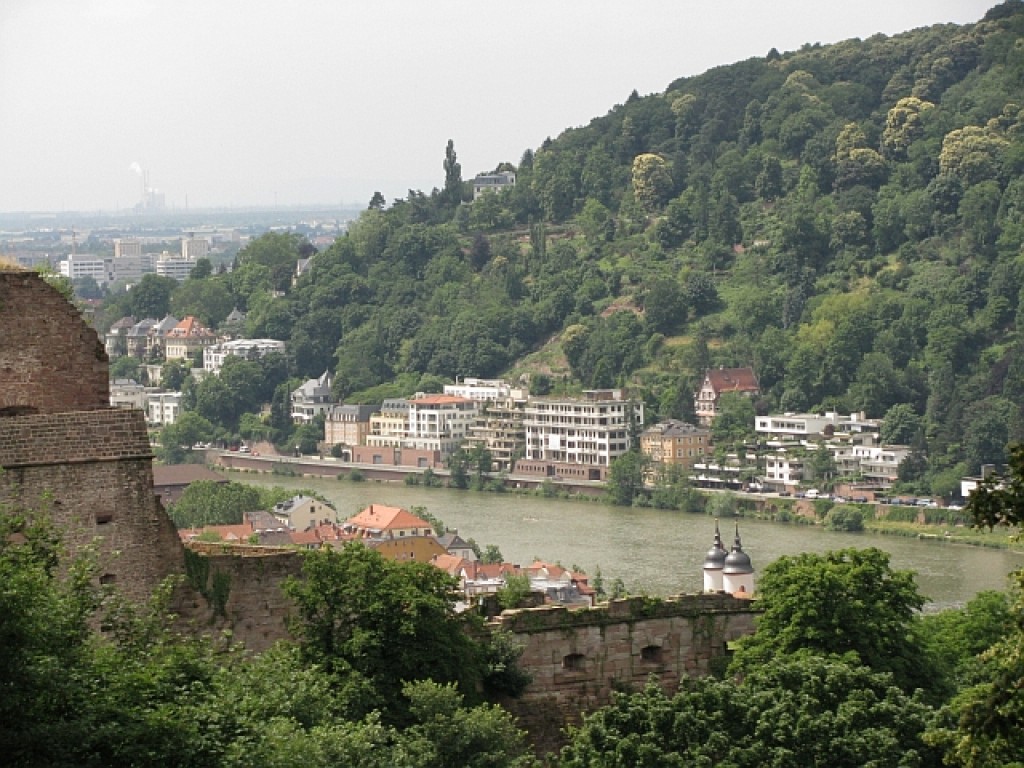 Zdjęcia: Heidelberg, Badenia - Wirtembergia, widok na Neckar, NIEMCY Zdjęcia: Heidelberg, Badenia - Wirtembergia, widok na Neckar, NIEMCY