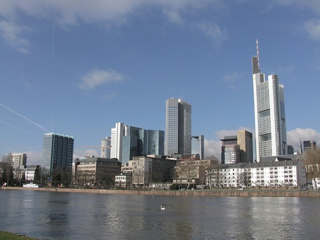 Zdjęcia: Frankfurt nad Menem, Hesja, widok na centrum, NIEMCY Zdjęcia: Frankfurt nad Menem, Hesja, widok na centrum, NIEMCY