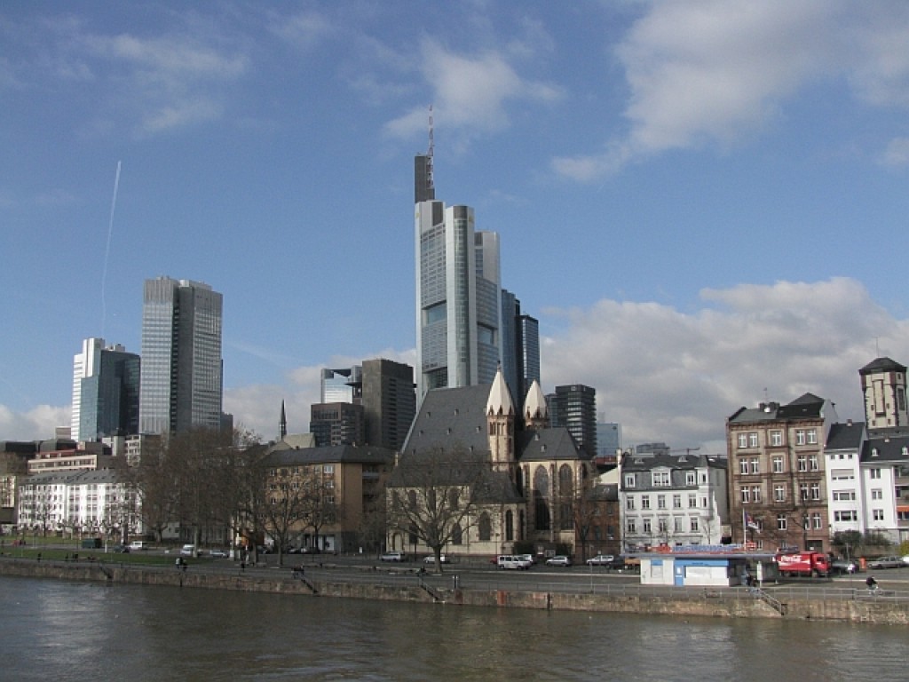 Zdjęcia: Frankfurt nad Menem, Hesja, widok na centrum, NIEMCY Zdjęcia: Frankfurt nad Menem, Hesja, widok na centrum, NIEMCY