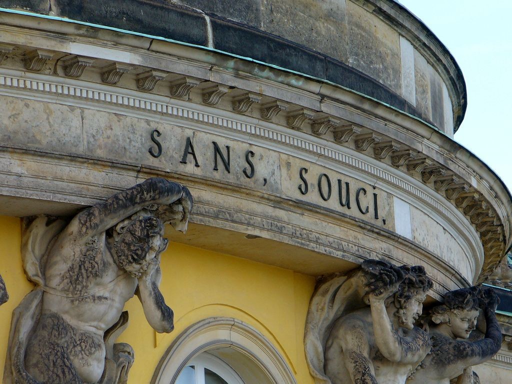 Zdjęcia: Poczdam, Brandenburgia, Park Sans, Souci, pałac na tarasach., NIEMCY Zdjęcia: Poczdam, Brandenburgia, Park Sans, Souci, pałac na tarasach., NIEMCY
