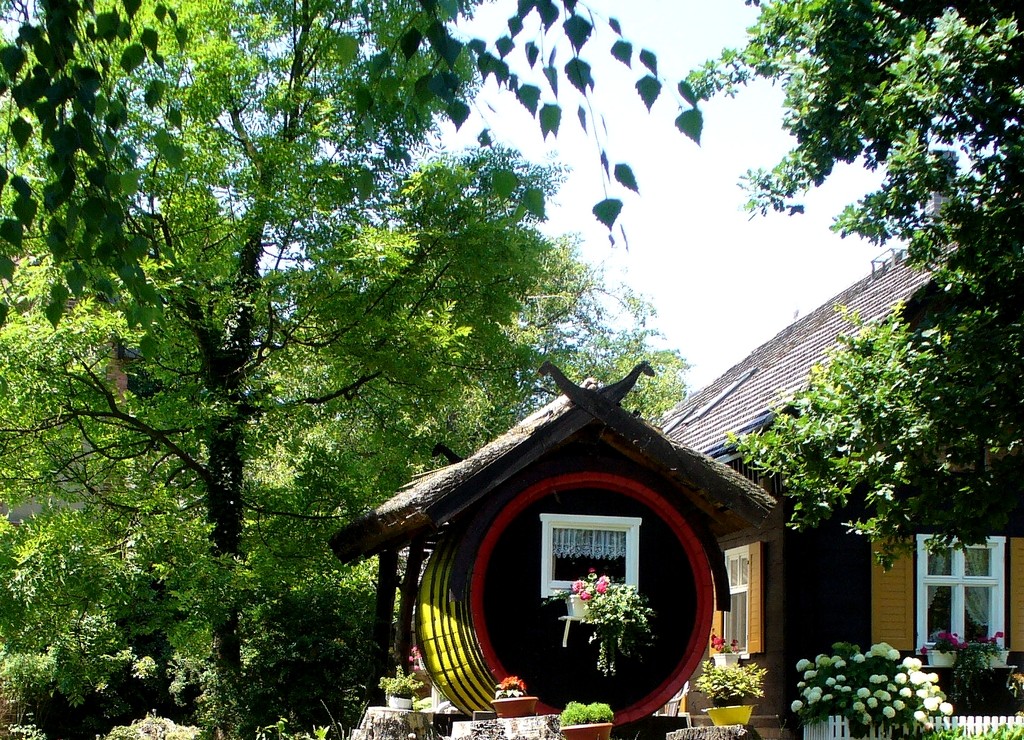 Zdjęcia: Spreewald, Łużyce Dolne, Altana w beczce, NIEMCY Zdjęcia: Spreewald, Łużyce Dolne, Altana w beczce, NIEMCY