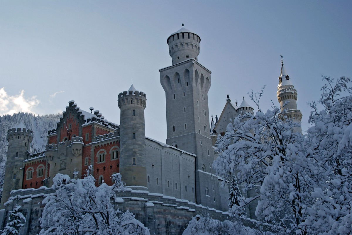 Zdjęcia: Zamek Neuschwanstein, Bawaria, Zamek Neuschwanstein, NIEMCY Zdjęcia: Zamek Neuschwanstein, Bawaria, Zamek Neuschwanstein, NIEMCY