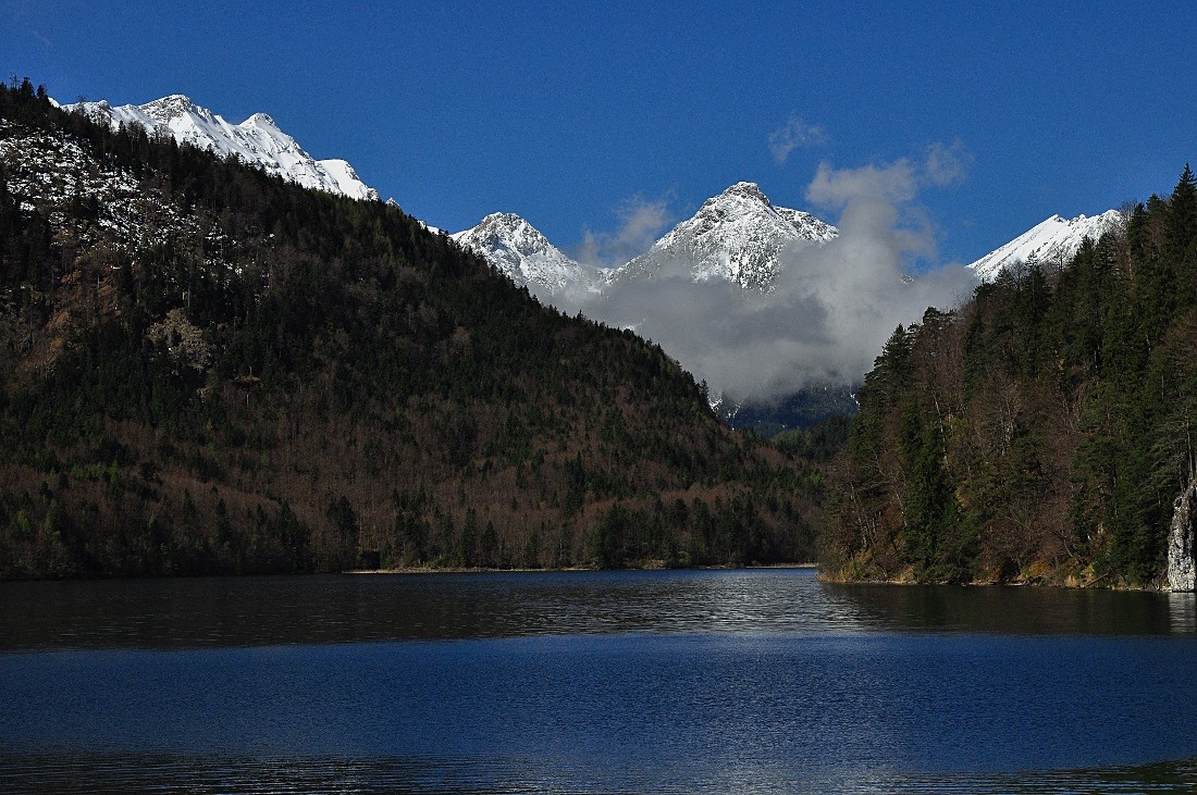 Zdjęcia: Hohenschwangau, Bawaria, Jezioro, NIEMCY Zdjęcia: Hohenschwangau, Bawaria, Jezioro, NIEMCY