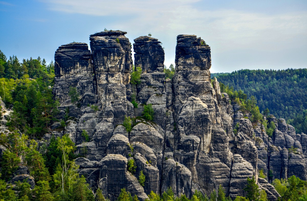 Zdjęcia: Bastei, Saksonia, Bastei, NIEMCY Zdjęcia: Bastei, Saksonia, Bastei, NIEMCY