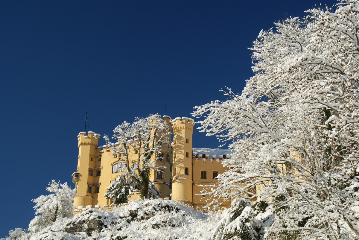 Zdjęcia: Schwangau, Bawaria, Zamek Hohenschwangau, NIEMCY Zdjęcia: Schwangau, Bawaria, Zamek Hohenschwangau, NIEMCY