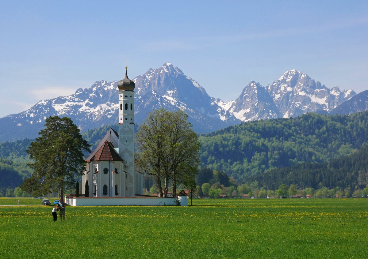 Zdjęcia: Schwangau, Bawaria, Wiosna w Alpach, NIEMCY Zdjęcia: Schwangau, Bawaria, Wiosna w Alpach, NIEMCY
