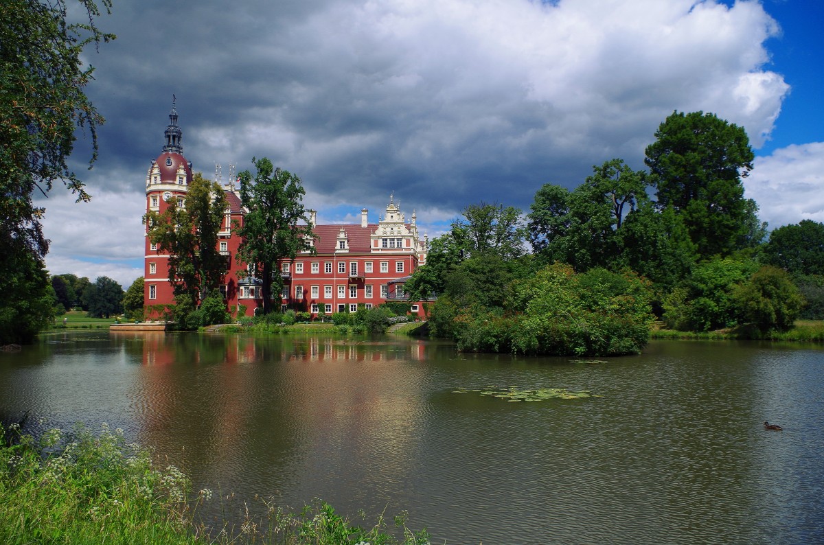 Zdjęcia: Bad Muskau ( Mużaków ), Saksonia, Park Mużakowski - zamek-, NIEMCY Zdjęcia: Bad Muskau ( Mużaków ), Saksonia, Park Mużakowski - zamek-, NIEMCY