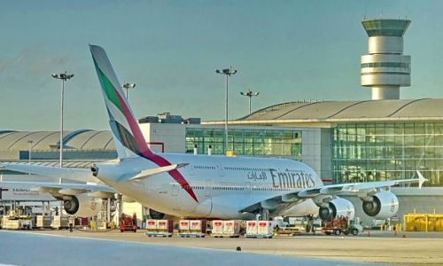 Zdjecie NIEMCY / Hessen / Frankfurt / Superjumbo od Airbusa
