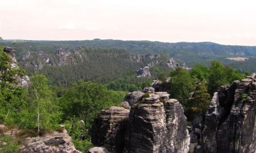 Zdjecie NIEMCY / Szwajcaria Saksoska / Bastei / Kamieniarstwo 3