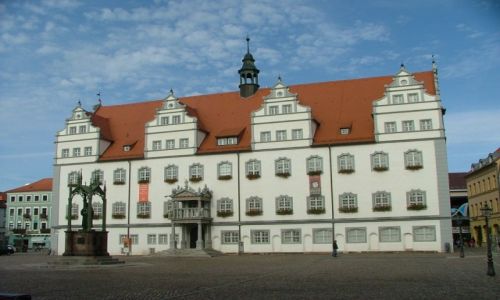 Zdjęcie NIEMCY / Saksonia / Wittenberga / Ratusz w Wittenberdze