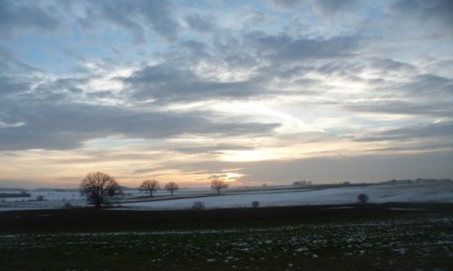 Zdjcie NIEMCY / Bawaria / Frieding /  PEJZA ZIMOWY