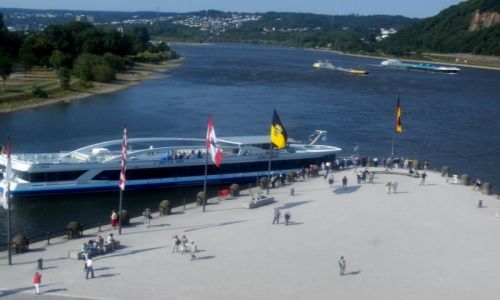 Zdjcie NIEMCY / Nadrenia-Palatynat / KOBLENZ / Przy synnym „Trjkcie”