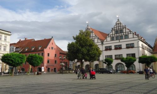 Zdjcie NIEMCY / Saksonia - Anhalt / Naumburg / Rynek w Naumburgu