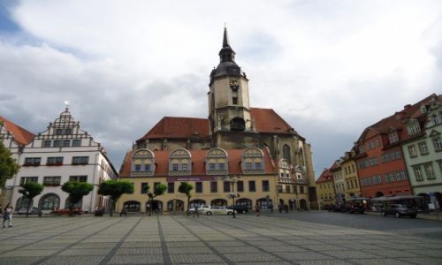 Zdjcie NIEMCY / Saksonia - Anhalt / Naumburg / Rynek w Naumburgu (2)