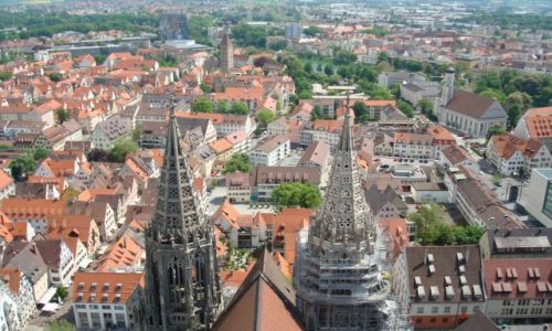 Zdjecie NIEMCY / Bawaria / Ulm  / Widok z katedry w Ulm 