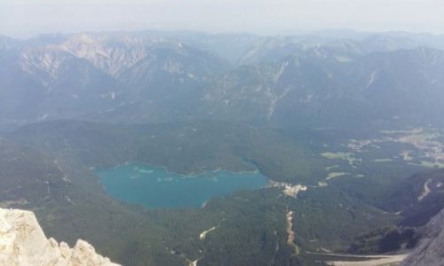 Zdjcie NIEMCY / Bawaria / Zugspitze / widok z Zugspitze