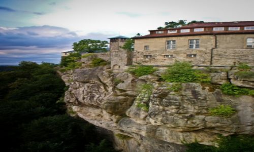 Zdjecie NIEMCY / Szwajcaria Saksoska / Hohnstein / Hohnstein. Zamek na skale.