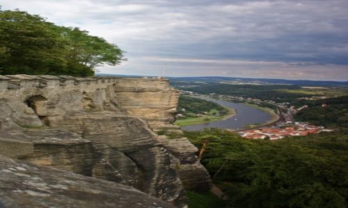 Zdjcie NIEMCY / Szwajcaria Saksoska / Konigstein / Twierdza Konigstein.