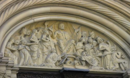 Zdjcie NIEMCY / - / Bamberg / Tympanon romaski