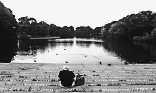 Zdjecie NIEMCY / Berlin / Paac Charlottenburg / staw paacu Charlottenburg