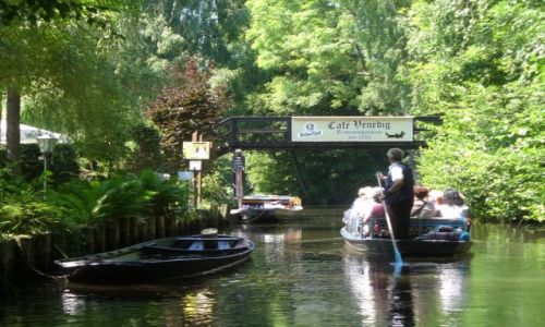 Zdjcie NIEMCY / uyce Dolne / Spreewald / Kawiarnia przy kanale