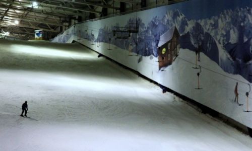 Zdjcie NIEMCY / Pojezierze Meklemburskie / Wittenburg / Alpincenter, czyli narty pod dachem