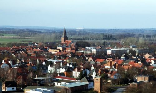 Zdjcie NIEMCY / Pojezierze Meklemburskie / Widok z hali Alpincenter / Wittenburg