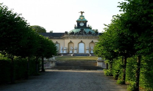 Zdjcie NIEMCY / Branderburgia / Poczdam park San, Souci / Aleja lipowa