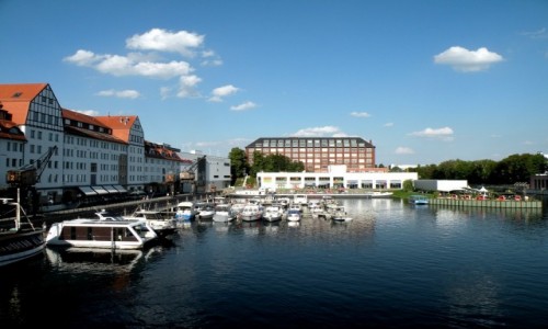 Zdjcie NIEMCY / Brandenburgia / Berlin Tempelhof / Przysta wodna, Marina o wicie